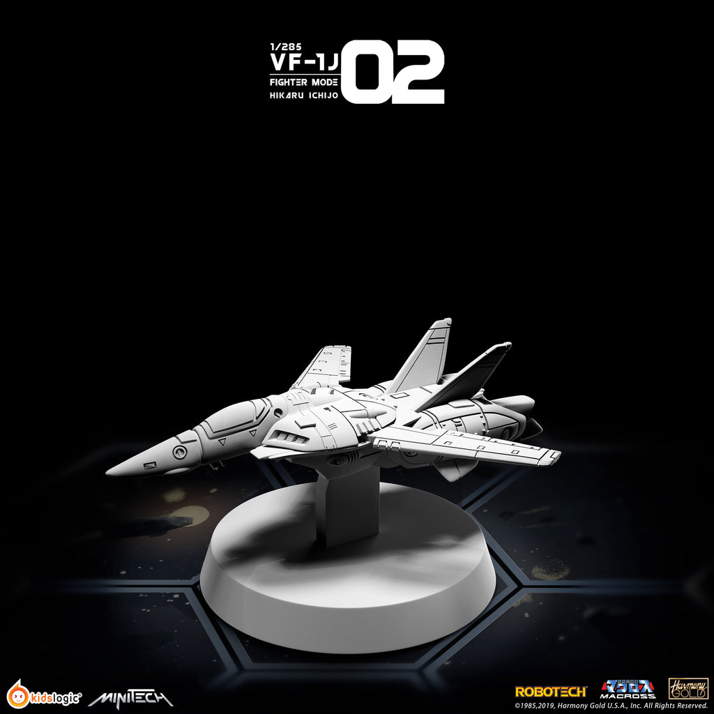 MT02 1/285 Macross VF1J Fighter Mode Miniature (Hikaru Ver)