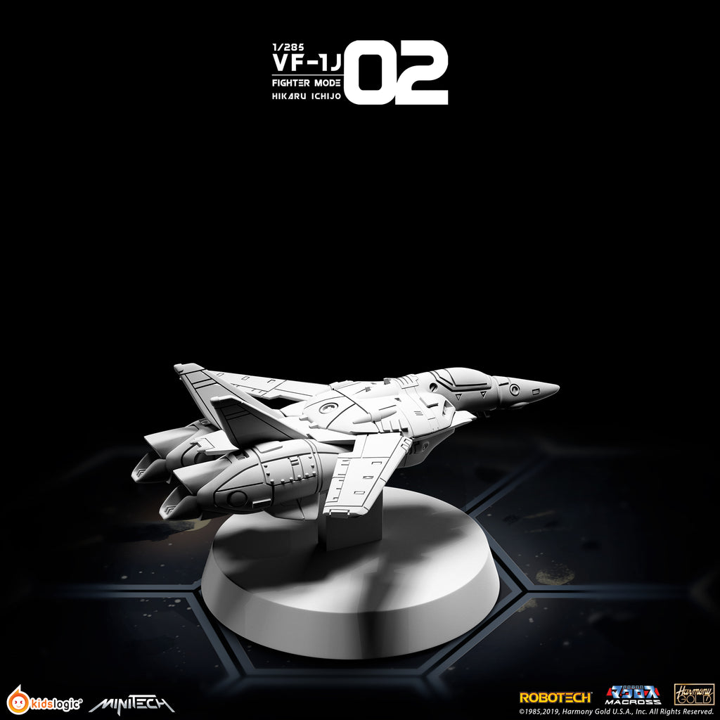 MT02 1/285 Macross VF1J Fighter Mode Miniature (Hikaru Ver)