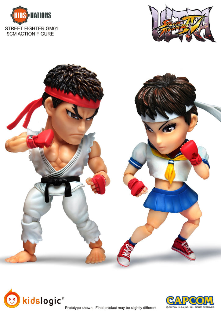 Kids Nations GM01, Ryu & Sakura, Street Fighter, Set of 2