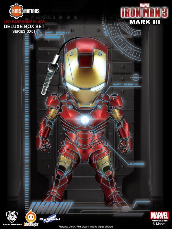 KN DX01, Iron Man Earphone Plug Deluxe set