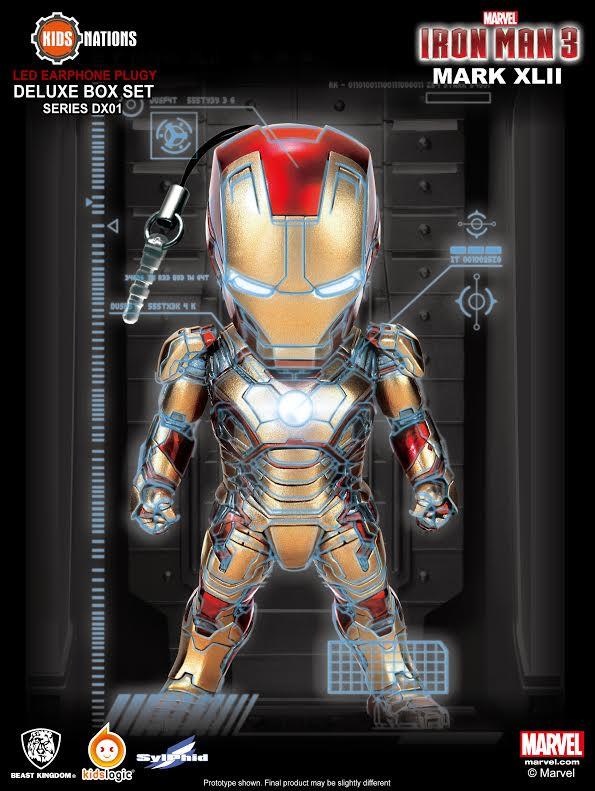 KN DX01, Iron Man Earphone Plug Deluxe set