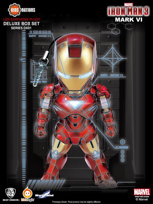 KN DX01, Iron Man Earphone Plug Deluxe set