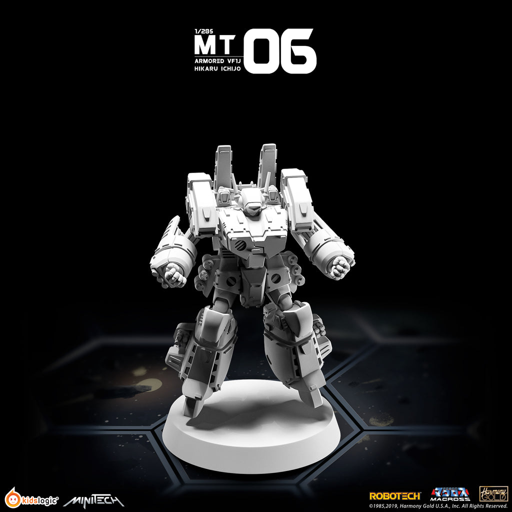 MT06 1/285 Robotech Macross Armored VF-1J Hikaru Ichijo Version.