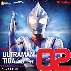 UM02 ULTRAMAN TIGA Multi Type, 7cm Chess Kit