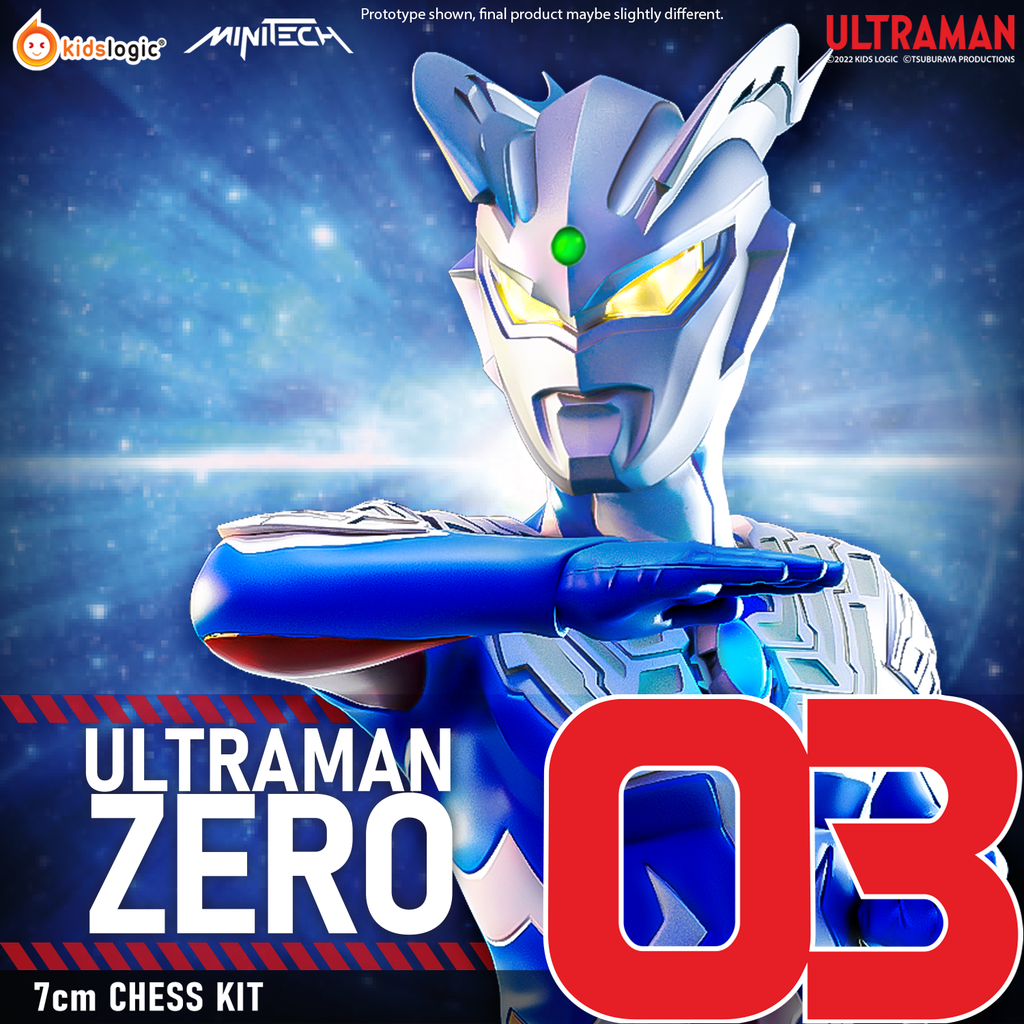 UM03 ULTRAMAN ZERO, 7cm Chess Kit