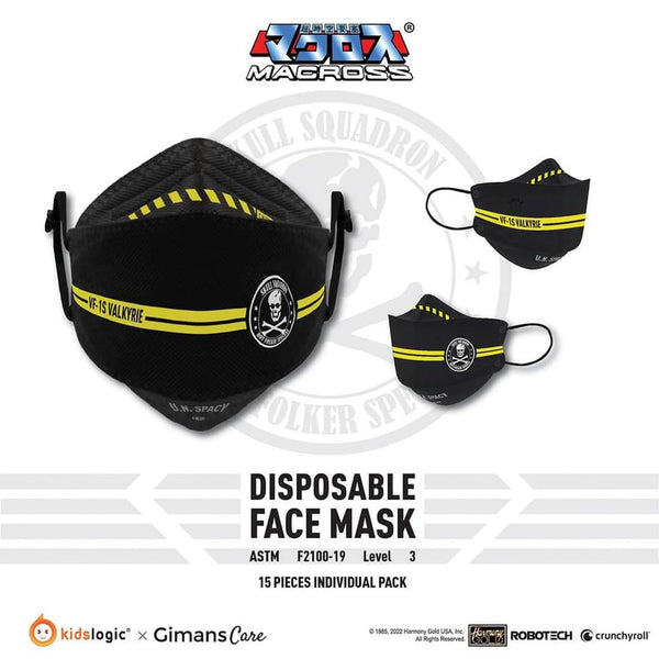 Gimans Care x Kidslogic - Disposable 3D masks, Macross Skull