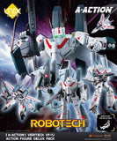 Robotech A-Action Series Veritech VF-1J Action Figure Deluxe Pack, Set of 3