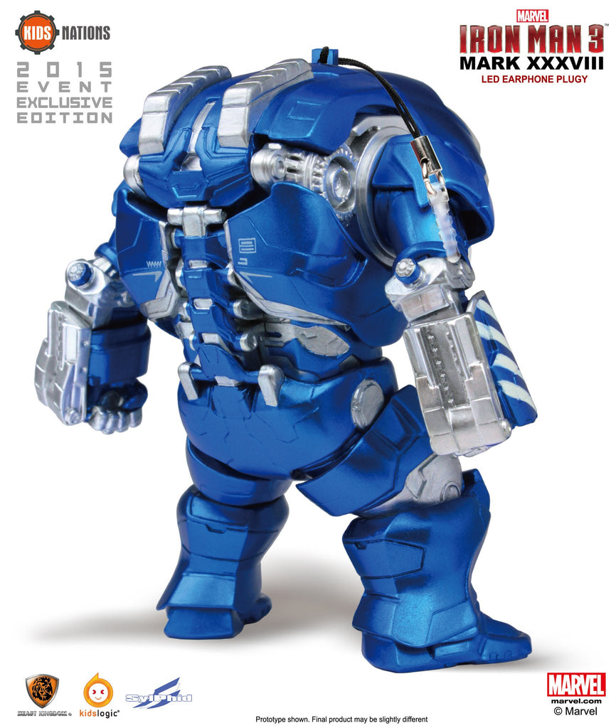 KN DX02, IRON MAN MARK 38 IGOR - IRON MAN 3, LED EarPhone Plug